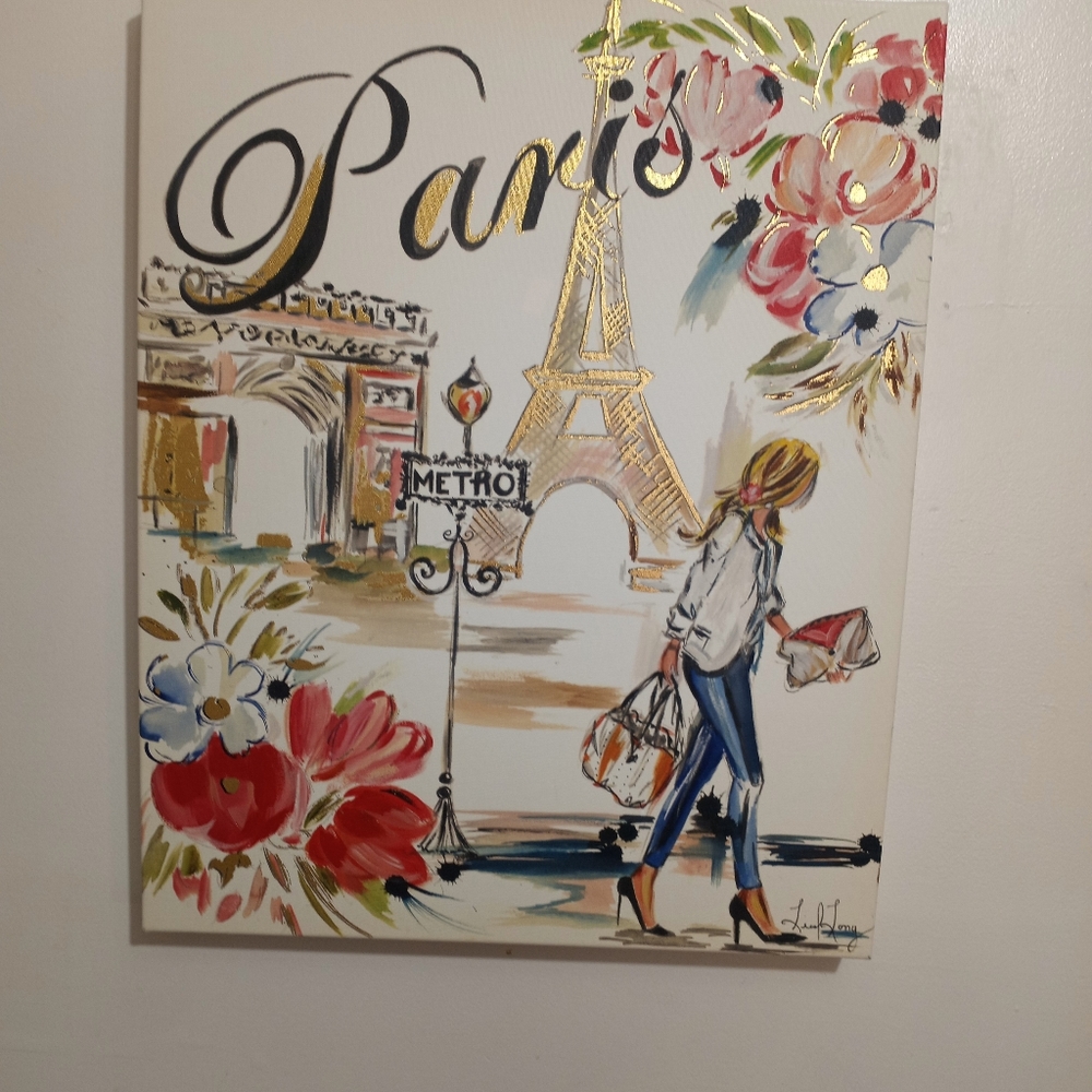 Eiffel "Tower" "Paris" Painting by Liesl Long